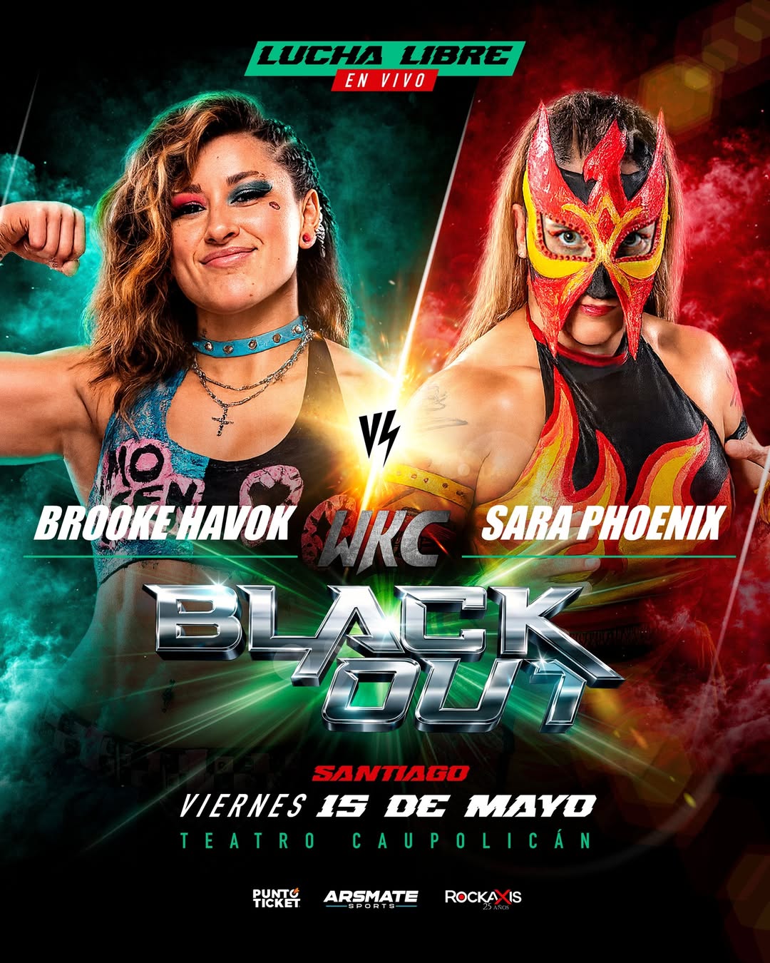 WKC Blackout: La lucha libre se tomará el Teatro Caupolicán